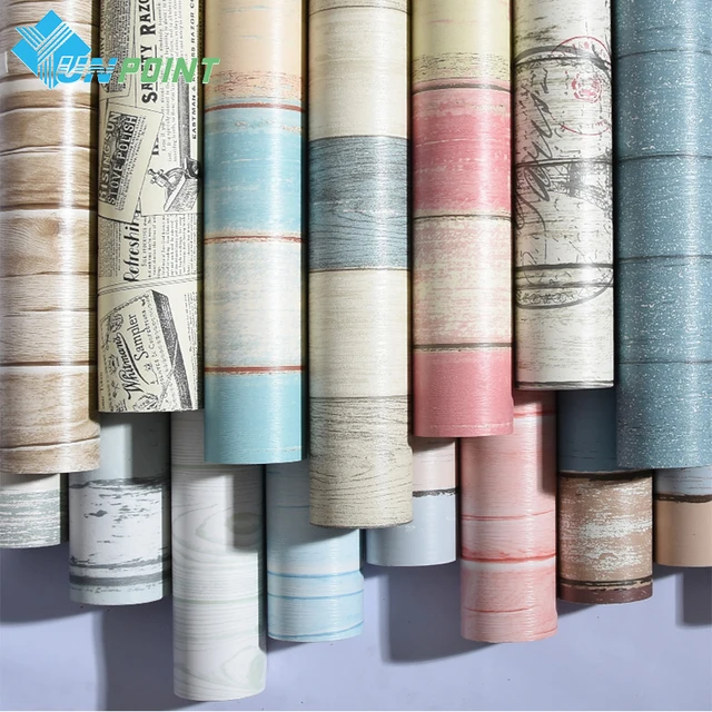 Pvc Self Adhesive Wallpaper Roll Refurbished Furniture Stickers Pvc Self Adhesive Wallpaper Roll Refurbished Furniture Stickers Walls Decorative Waterproof Wood Wall For Bedroom