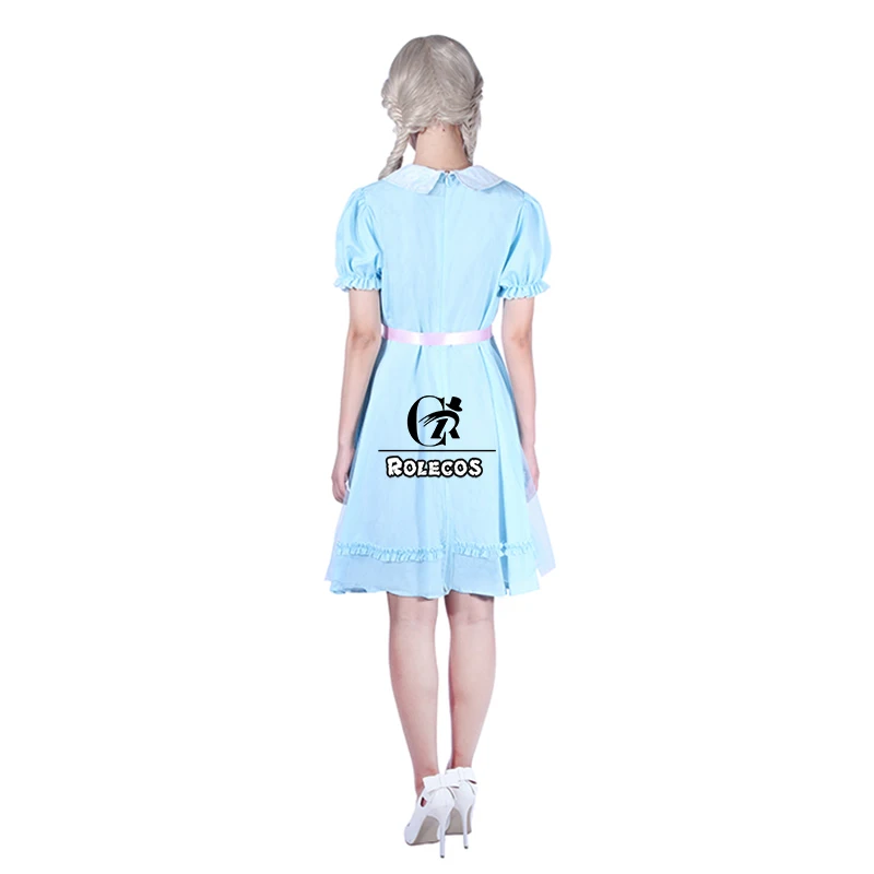 Женский костюм для косплея ролекос синее платье в викторианском стиле