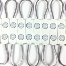 20 шт./лот 2835 SMD светодиодный модуль ввода с объективом 1,2 Вт DC12V водонепроницаемый, светодиодный знак полосы, супер яркая подсветка, Магазин Баннер