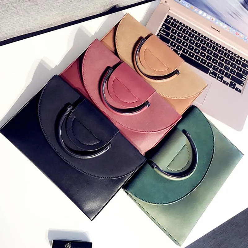 HOCODO الأزياء حقيبة يد فاخرة النساء المغلف حقيبة الإناث رسول Crossbody حقائب السيدات عشاء حقيبة أسود حقيبة صغيرة
