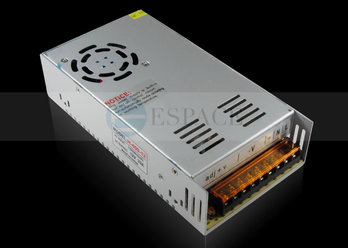 

10piece/lot 400W 12V 33A Switching Power Supply Driver for LED Strip AC 100-240V Input to DC 12V good quality