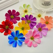 5 шт., искусственные цветы, шелковая Гербера, искусственный Маленький принц, стеклянное покрытие, сохраненные платья ромашки Росс, сделай сам, венок, рукоделие, Свадебный декор