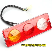 Задний тормозной задний светильник, красный светодиодный светильник s для 150cc 250cc Go-Kart ATV Buggy Quad Bike