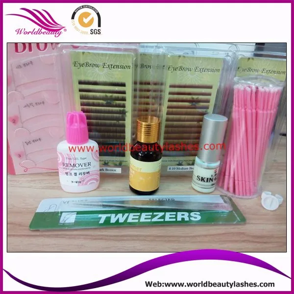 

wholesale eyebrow extension kits for daily making up eyebrow