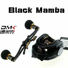 DMK Черная Мамба 240 г 9+ 1BB 7,0: 1 Baitcasting Рыболовная катушка 8 кг Max Drag Moulinet Mouche Feeder PE6#-70 м Катушка Moulinet peche катушки