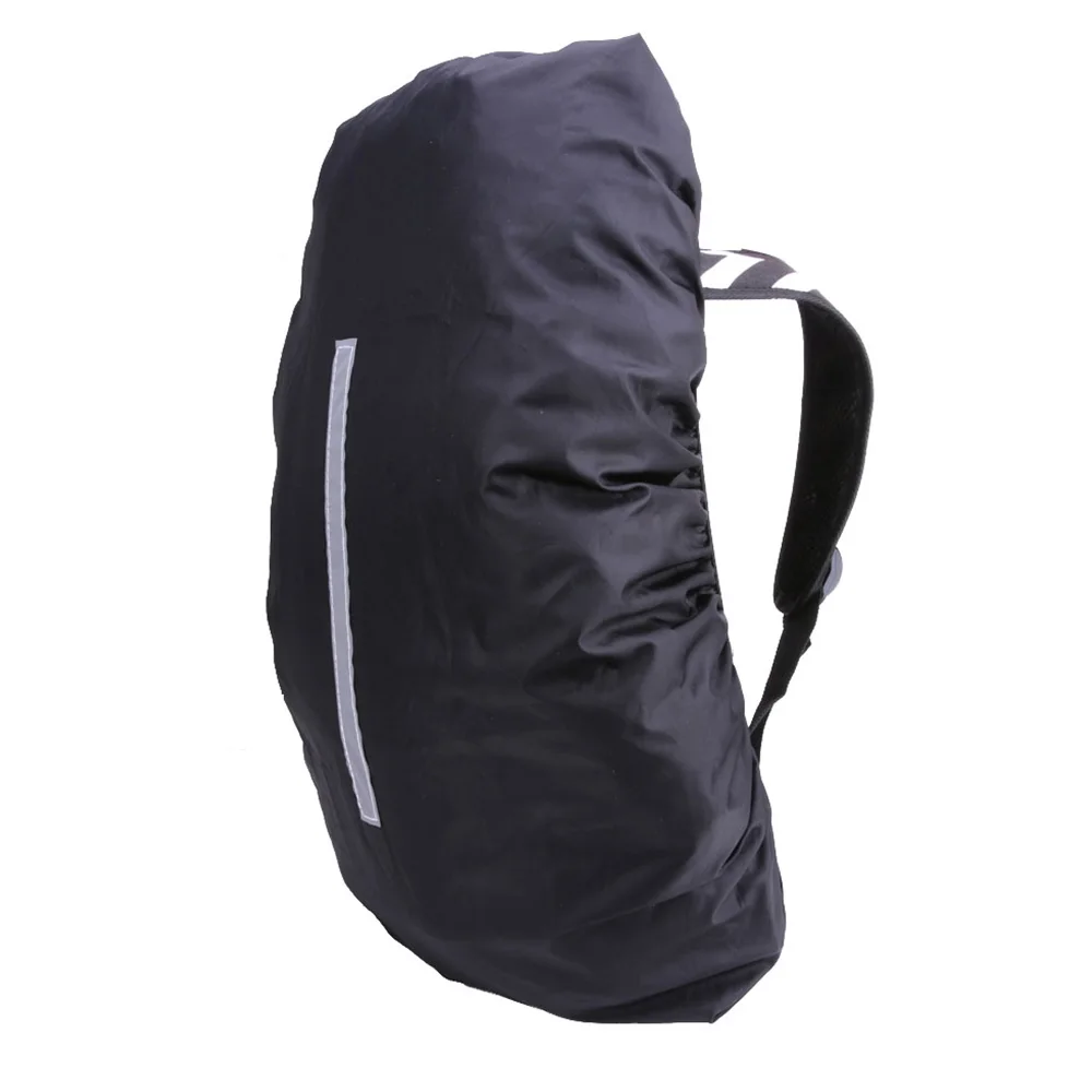 Водонепроницаемый спортивный рюкзак Крышка 10-30L сумка Кемпинг Туризм Открытый Рюкзак Дождь Пыль - Цвет: Черный цвет