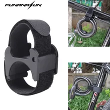 Bike Flashlight Strap Mount Led Tourch Clip Clamp Magic Band Lockblock Mountain Bicycle Helmet LED Holder Universal