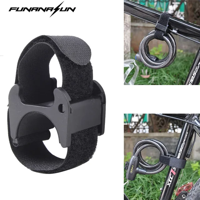 Bike Flashlight Strap Mount Led Tourch Clip Clamp Magic Band Lockblock Mountain Bicycle Helmet LED Holder Universal
