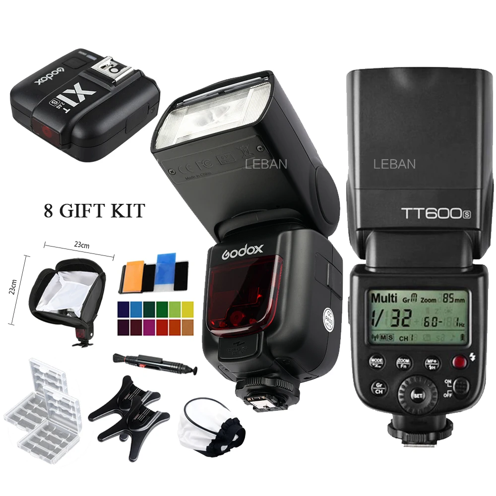 2 . Godox TT600S GN60 2.4   Speedlite + X1T-S    Sony A7 A7R A7S A7 II A6000 A58 A99