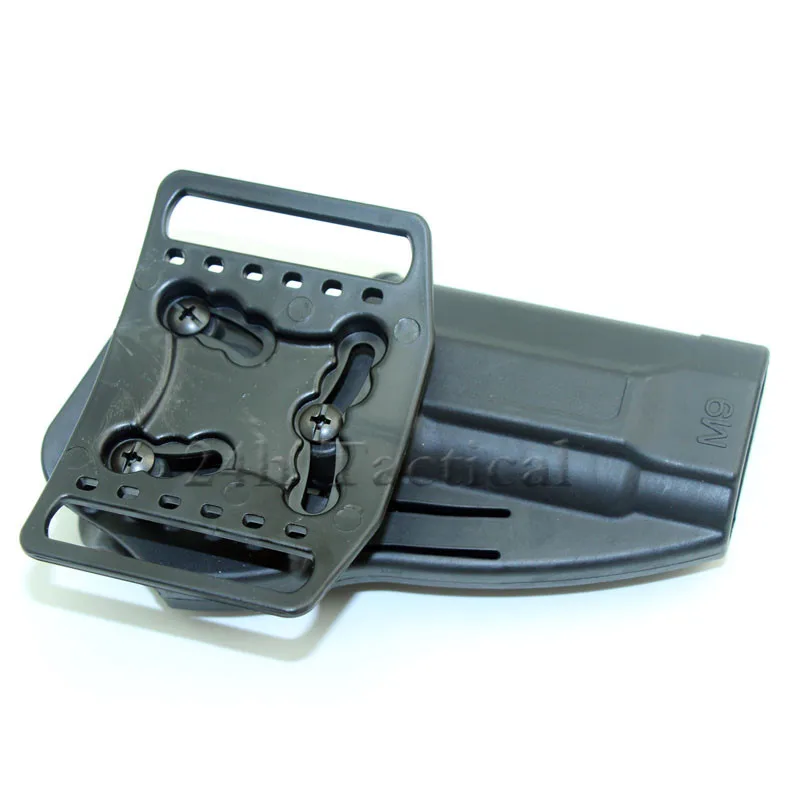 Tactical CQC Quick Left Hand Waist Paddle Belt Loop Pistol Holster Gun Case Pouch for Beretta 92 96 M9 M92