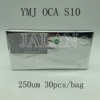 

30pcs/bag YMJ Oca Adhesive Sticker For Samsung S10 Dispaly Screen Glass Laminating Repair 250um Edge OCA Film Optical Glue