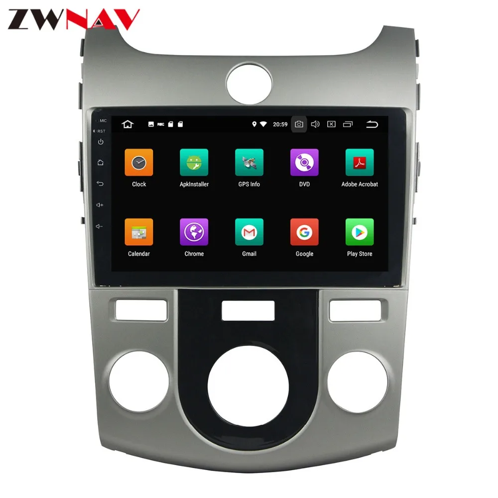 Sale 8 inch Car  no DVD player Android 8.0 Car GPS navigation for KIA CERATO/FORTE 2008-2012 multimedia radio video CD player 2