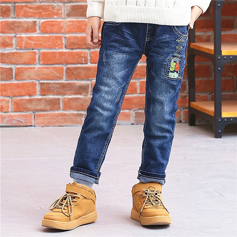 Autumn Children Broken Hole Pants Cool Boys Fashion Nova Ripped Jeans Child Denim Trousers for Kids 10 Year Old Boys Clothes