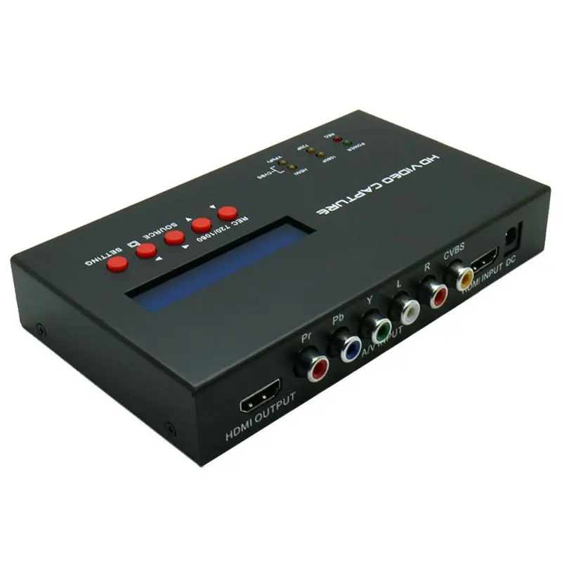 EZCAP283S HD Video Capture 1080P AV//HDMI//Ypbpr Recording for HD Camera TV Game