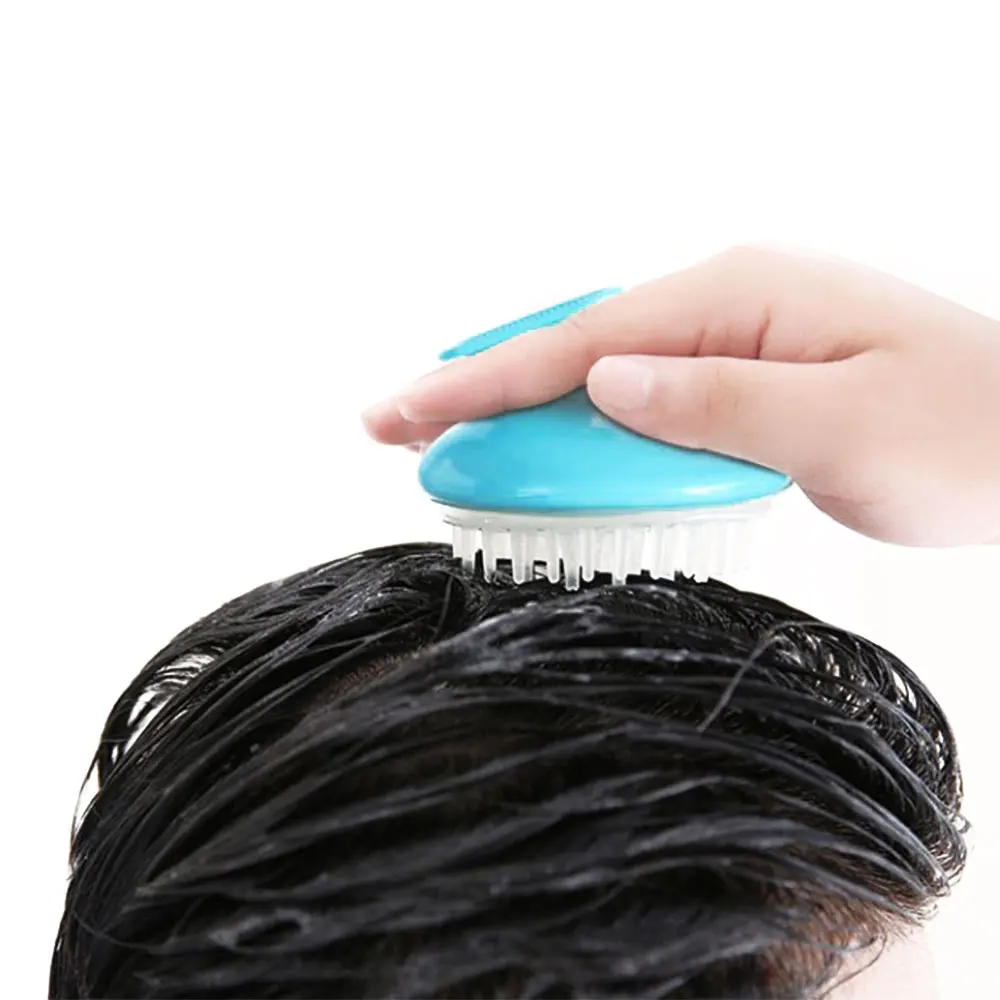 1 шт. спа массаж для похудения волос Шампунь щетка для мытья волос гребень Пластиковая головка щетка для массажа головы гребень 3 цвета
