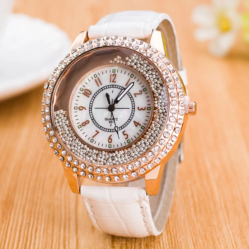 

Women Fashion Quartz Watch Clock Women Leather Casual Dress Women's Wrist Watches Rose Gold Crystal reloje mujer montre femme