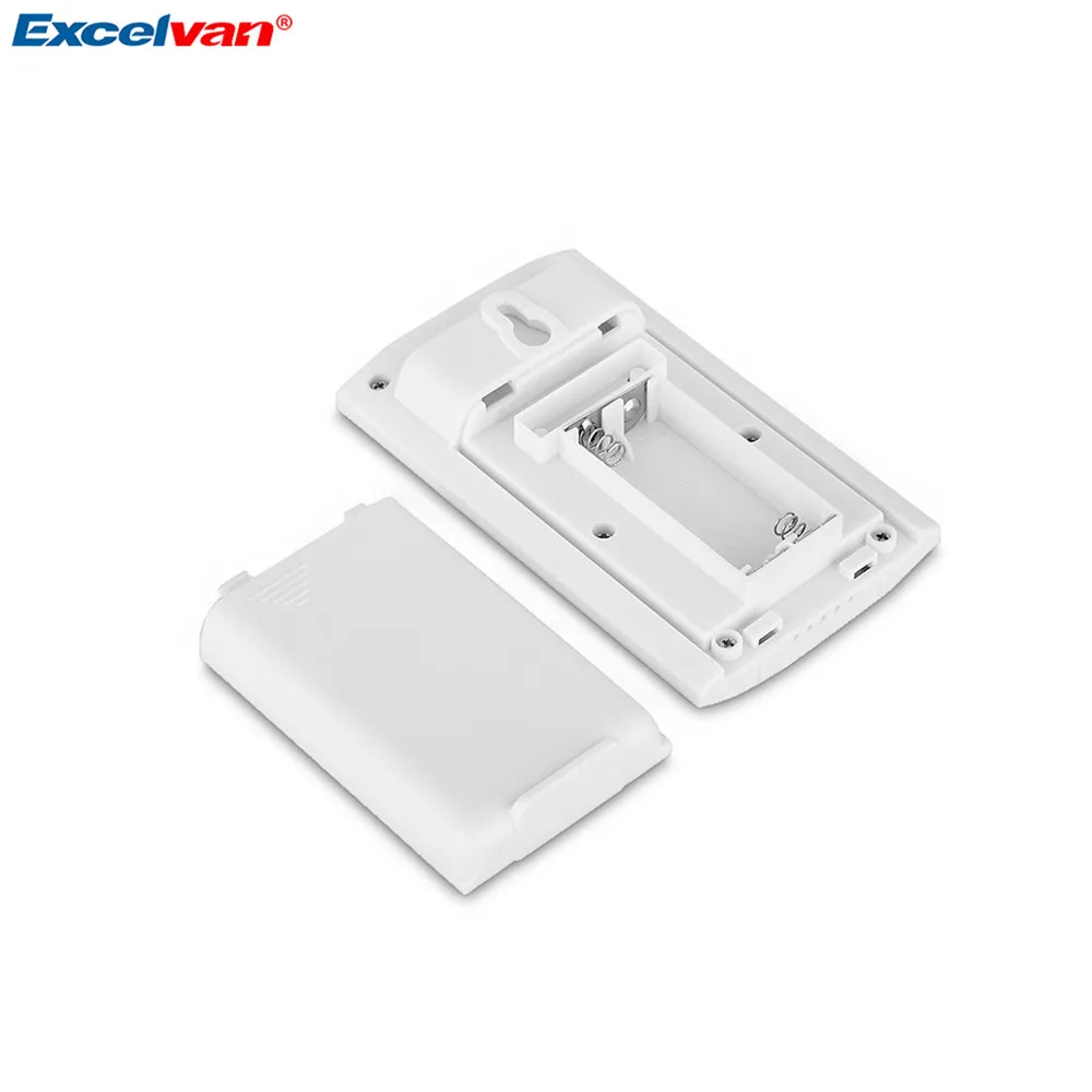 EXCELVAN COLOR Wireless Weather Station With Forecast Temperature Humidity EU Plug Alarm and Snooze Thermometer Hygrometer Clock16