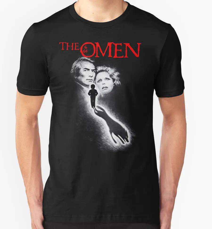 2018 новых людей в OMEN футболка 1970'S фильм ужасов Ретро Винтаж подарок на день