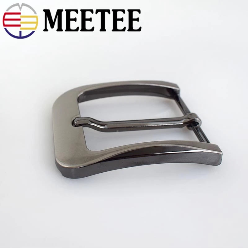 Meetee, 2 шт., сделай сам, кожа, ремесло, оборудование, 40 мм, пряжка для ремня, матовый металл, модные мужские и женские аксессуары для джинсов ZK894