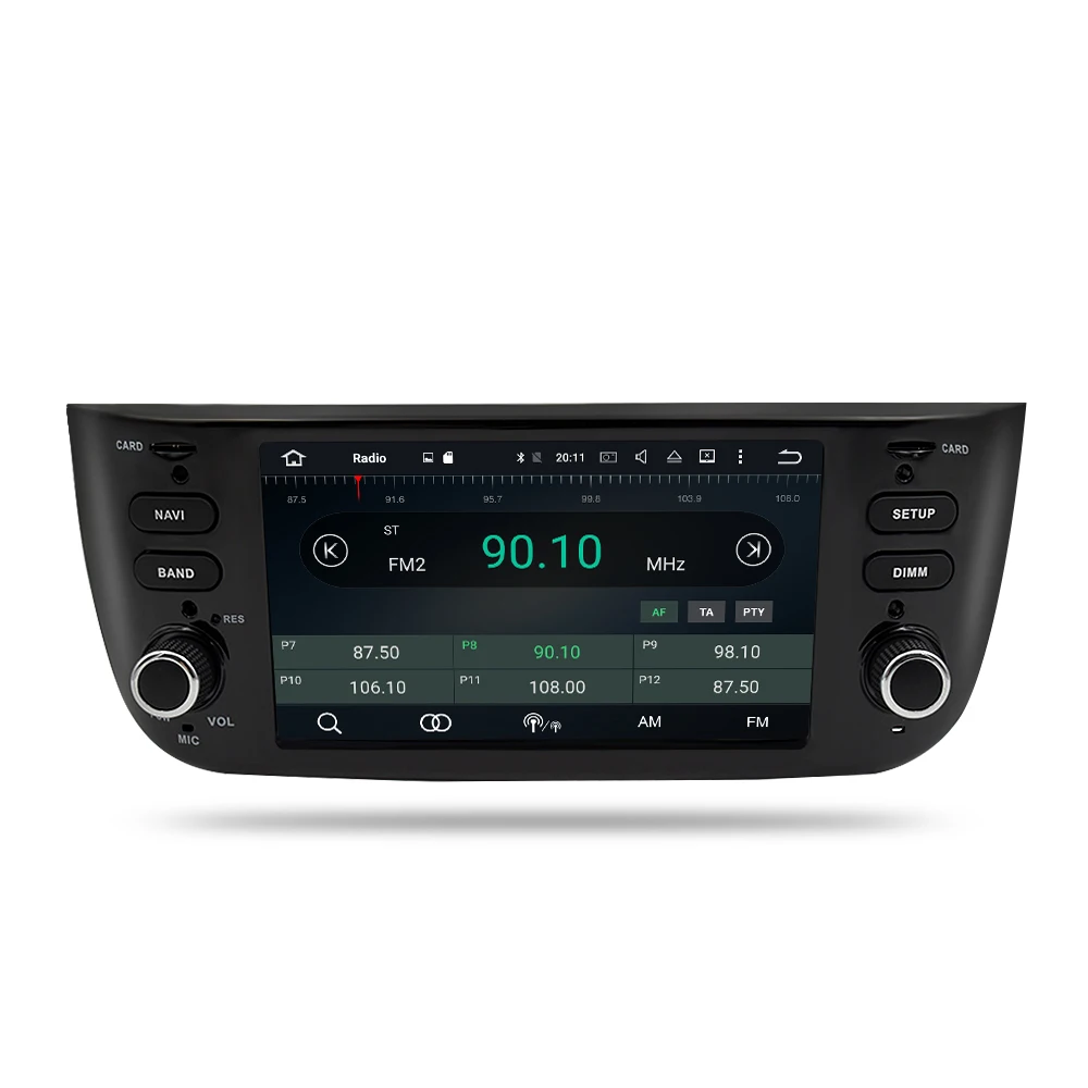 Perfect Android 9.0 Car Radio GPS Navigation Multimedia Stereo For Fiat Grande Punto Linea 2012-2017 DVD Player Auto RDS Audio Headunit 17