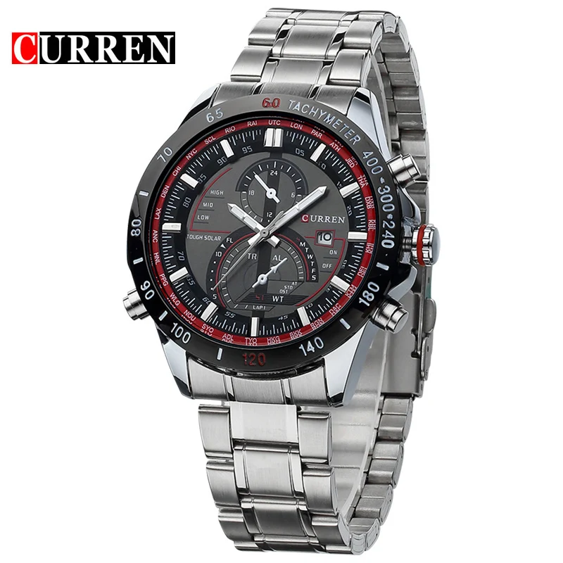 Prix pour CURREN Top Marque D'origine Hommes En Acier Plein Montre Horloge Mâle Quartz D'affaires Montres Montres Étanches 8149 Prix pour CURREN Top Marque D'origine Hommes En Acier Plein Montre Horloge Mâle Quartz D'affaires Montres Montres Étanches 8149