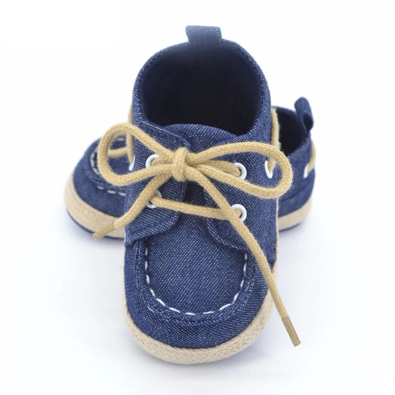 Autumn Lace Up Baby Moccasins Shoes Newborn Toddler Baby Girl Schoenen Canvas Soft Bottom Kids Boys Shoes