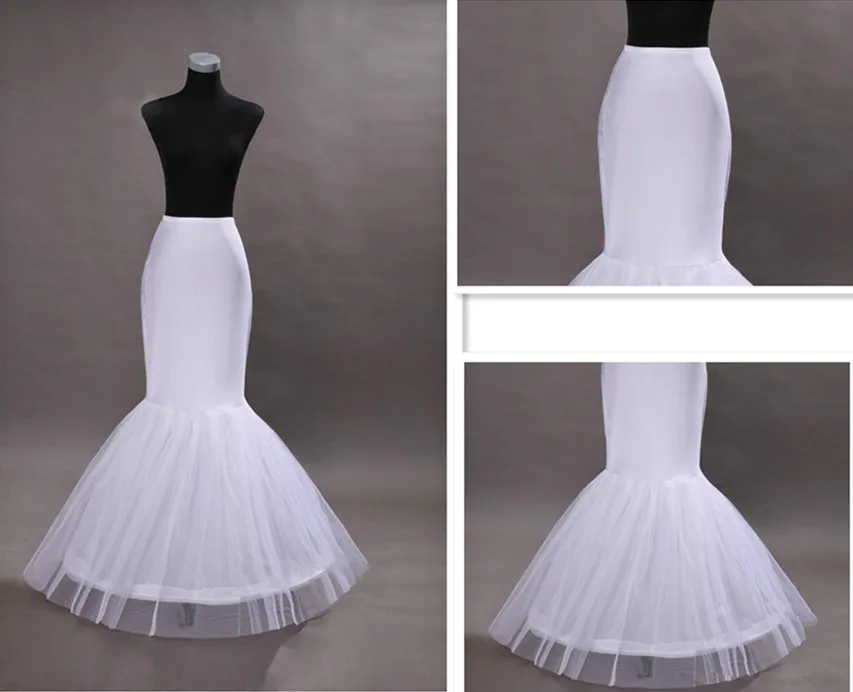 

Spandex waist fishtail petticoat