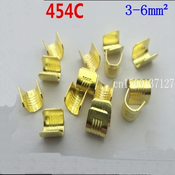 

DJ454C 100pcs/lot U Type Car Wiring Harness Terminal Connectors Copper Joint Terminals for 3-6mm2 cable etc.