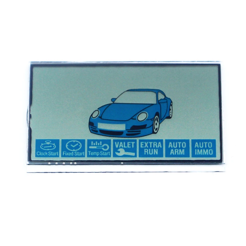 

10PCS B9 Car two-way alarm LCD remote control LCD display - adapt to starline B9 use Zebra paper LCD screen