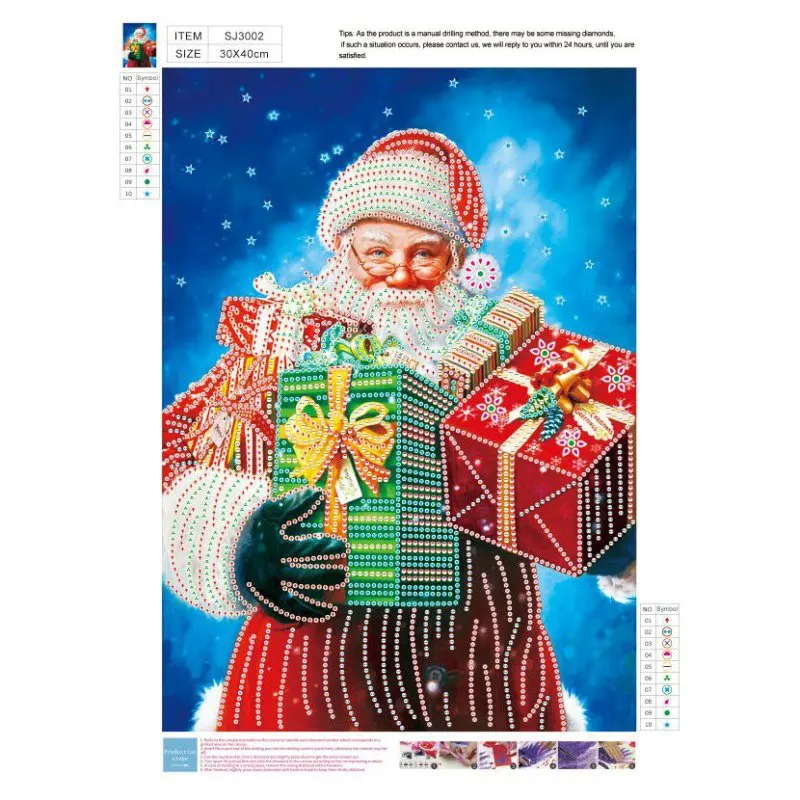 DIY Алмазная картина частичная специальная форма горный хрусталь покрытый