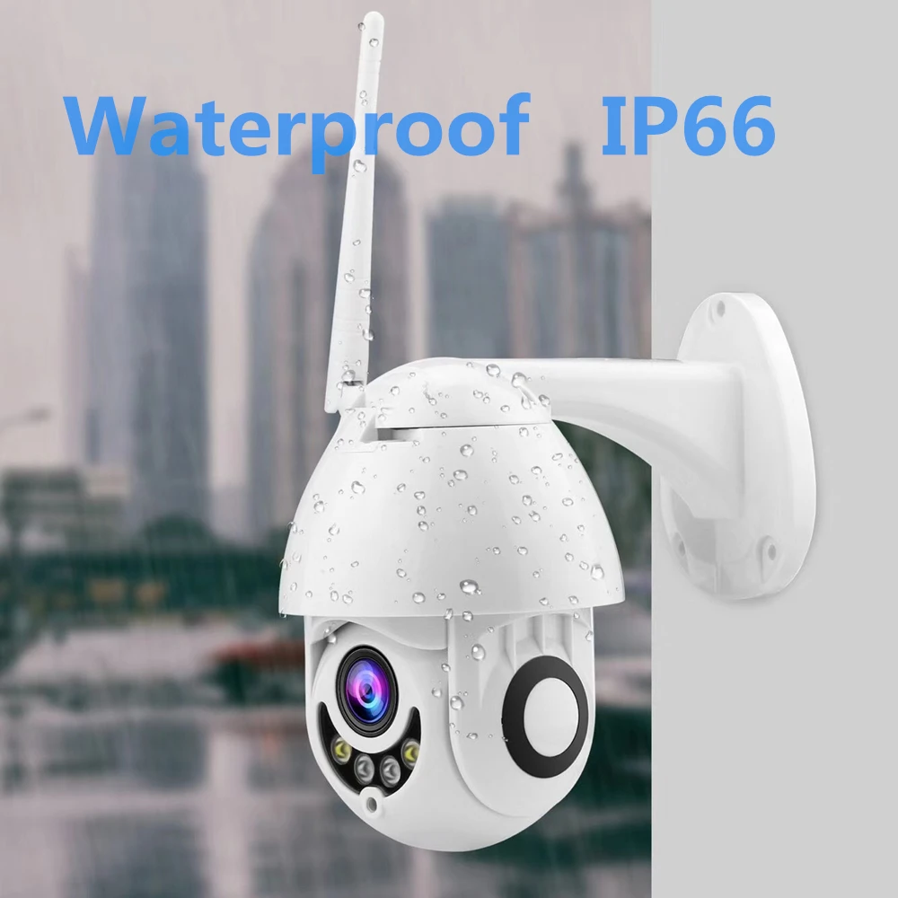  2MP Esterno IP PTZ TELECAMERA Macchina Fotografica di WIFI H.265 3.6 millimetri Lens ONVIF Due Modi