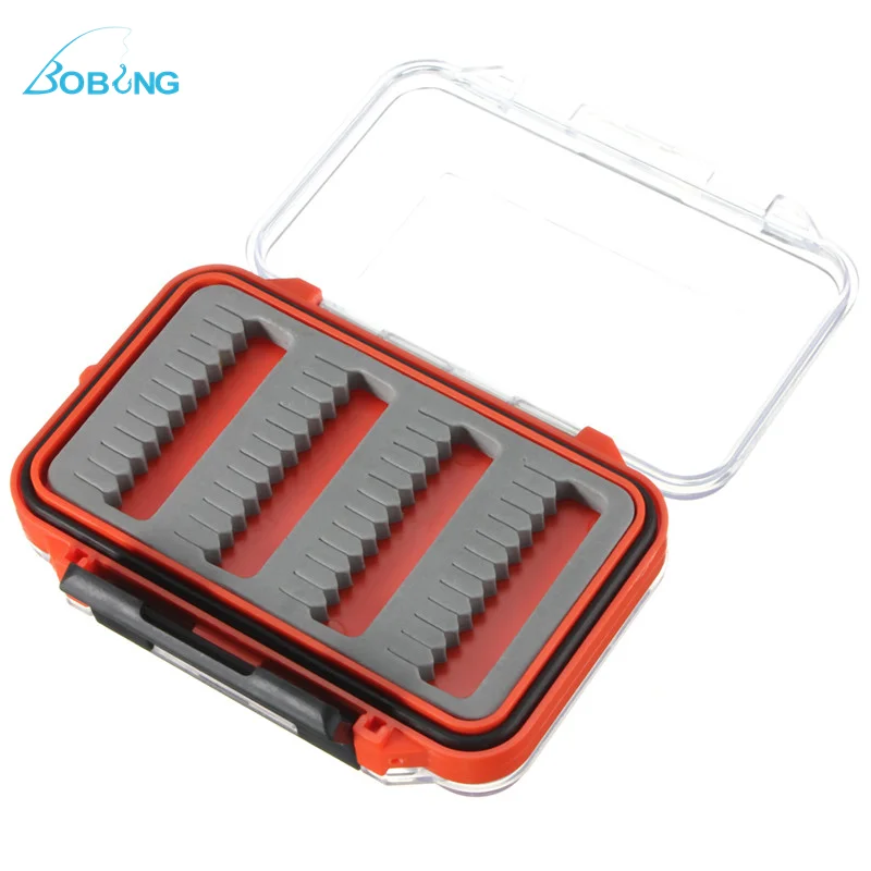 11.5x6.5x2.5cm Plastic Waterproof Double Side Slit Holder Foam Fly
