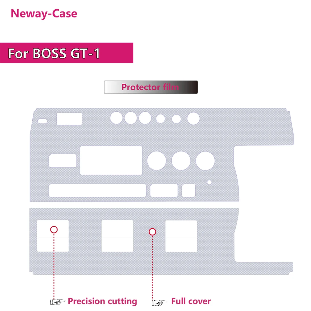 Neway-Case Защитная пленка для электрогитарного эффекта для босса GT-1 аксессуары для педалей