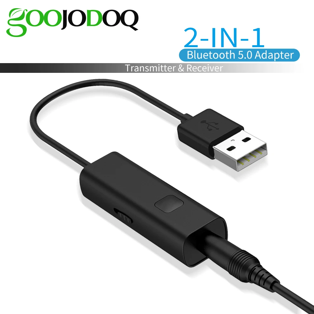 

2 in 1 Bluetooth 4.2 Transmitter Receiver Mini 3.5mm AUX Stereo Wireless Bluetooth Adapter For Car Transmitter PC TV Sperkers