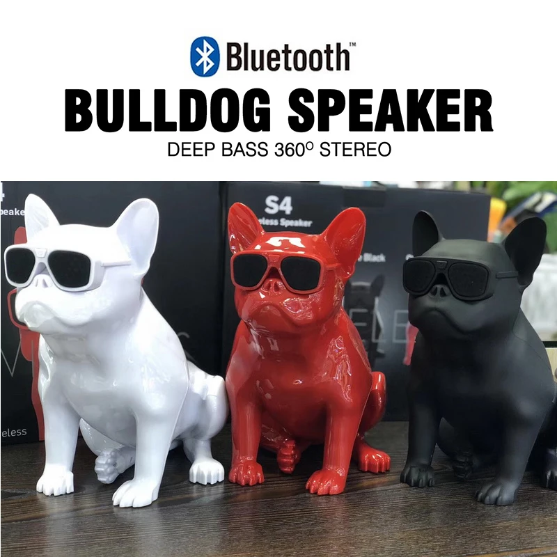 S4 Aerobull Nano Wireless Bluetooth Speaker Bulldog Portable 10W Stereo Super Bass USB AUX Outdoor Full Dog Subwoofer Big Size S4 Aerobull Nano Wireless Bluetooth Speaker Bulldog Portable 10W Stereo Super Bass USB AUX Outdoor Full Dog Subwoofer Big Size