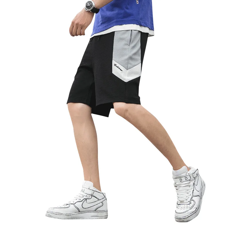 

MJARTORIA 2019 Summer Men Shorts Casual Loose Knee Length Comfortable Sports Running Beach Brand Simple Male Soild Shorts