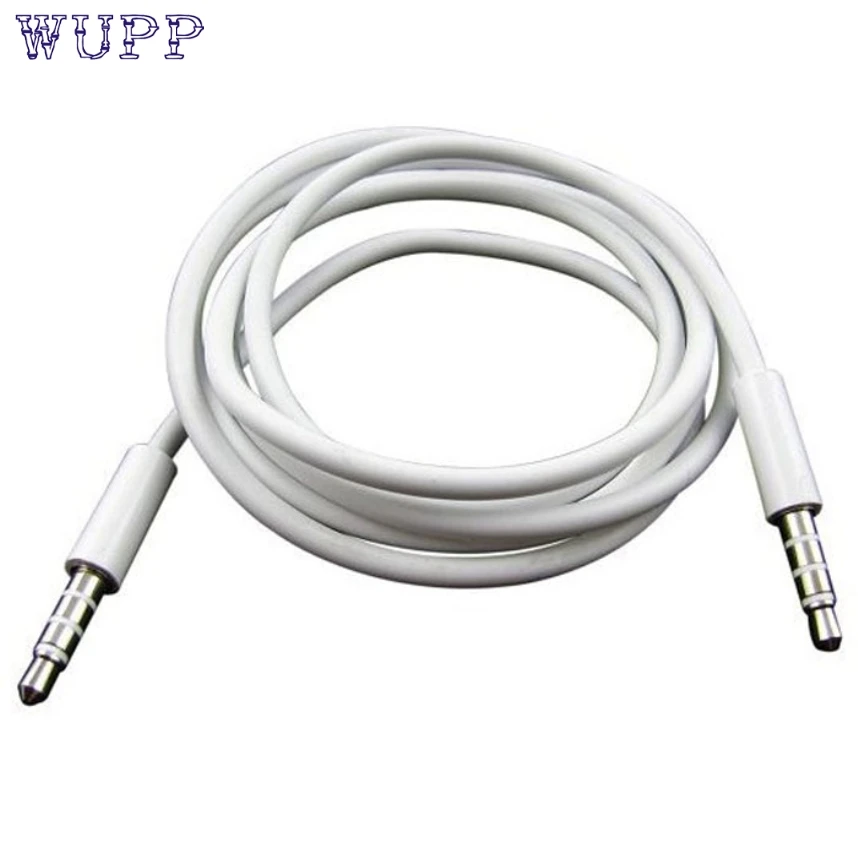 

kongyide 4 Pole 1m 3.5mm Male Record Car Aux Audio Cord Headphone Connect Cable J#0521