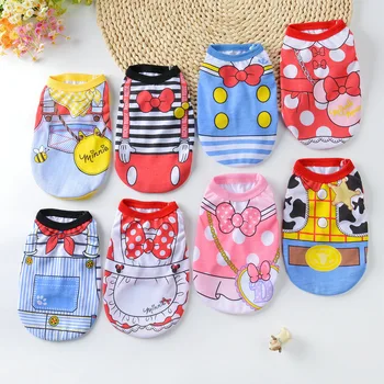 

Cute Cartoon Pet Dog Clothes Summer Dog Clothes For Small Dogs Clothing Chihuahua Puppy Outfit For Fashion Dog Coat Yorkie Vest