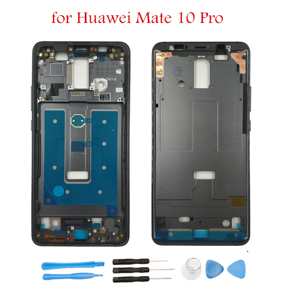 Для Huawei Mate 10 Pro средняя рамка пластина Корпус Лицевая панель ЖК Поддержка
