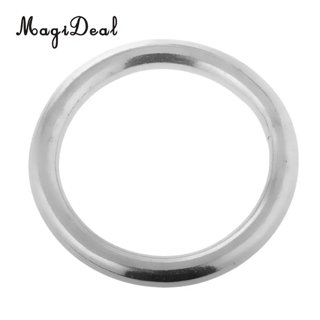 MagiDeal Multi-purpose 304 Stainless Steel Welded O Ring for Hand Bag Webbing Marine Boat DIY Hardware Accessories