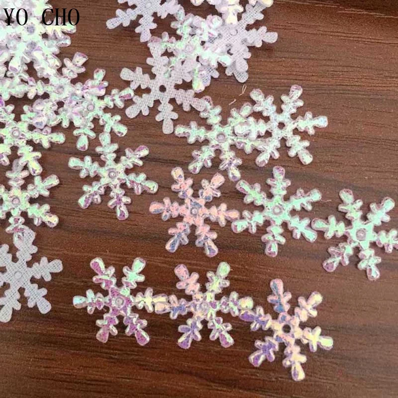 300Pcs/Lot Snowflake Window Sticker Wedding Chrismas Decoration Craft DIY Ornament Winter Home Garden Decor Xmas Tree Decoration