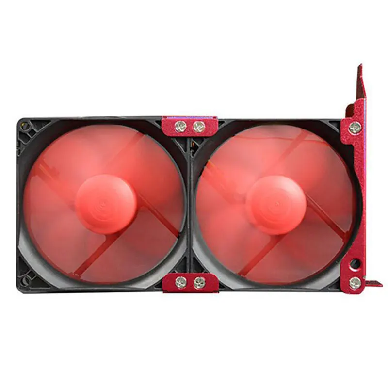 Новый красный 8 см V8 partner вентилятор главной коробки pci a Графический радиатор