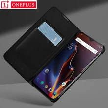 Чехол-книжка для OnePlus 6 T, черный Чехол-книжка из искусственной кожи, чехол-книжка One Plus 6 6 t, умный защитный чехол для Oneplus6