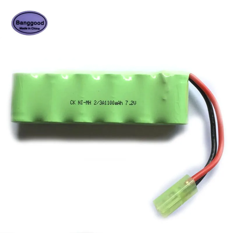 Гарантия качества 7 2 V 1100mAh 6x 2/3A Ni MH RC аккумуляторная батарея для вертолета Робота