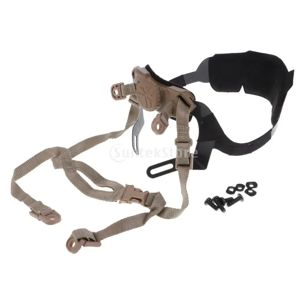 Tactical Helmet Chin Strap with Bolts Screws for Fast/MICH/ACH/IBH Tactical Helmets