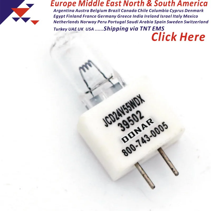 DN-39502 JCD24V55WDX 24V 55W JCD 24V55W кварцевая галогенная лампа ACR-6003 прожектор для морской