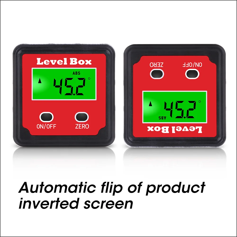 RZ Digital Electronic Protractor Inclinometer Bevel Box Angle finder With Backlight Angle Measurement Gauge MT2015