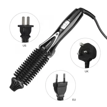 

Ceramic Tourmaline Foldable Anion Hair Brush Curler Hair Curling Iron Hair Styling Tools