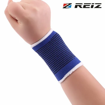 

REIZ 1 Pair Soft Elastic Breathable Wrist Support Brace Band Sleeve Sports Bandage Provide Underprop free shipping