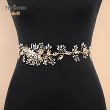 TOPQUEEN SH235 Свадебные ремни Кристалл Свадебный Пояс для невесты Свадебные аксессуары марокканский кафтан пояс элегантный пояс